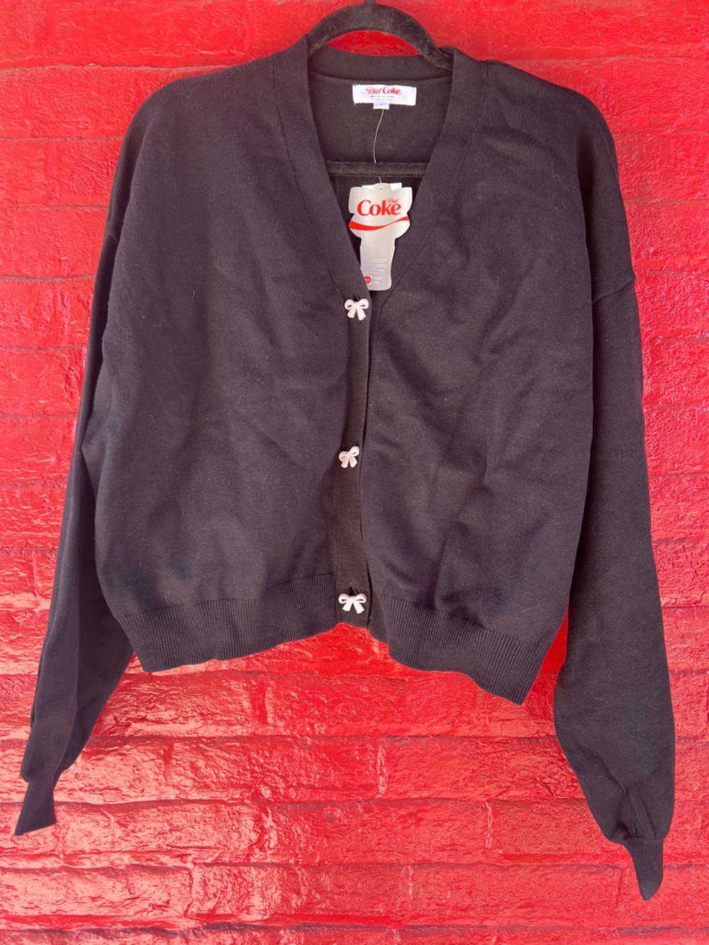 Diet Coke x Target Bow Cardigan